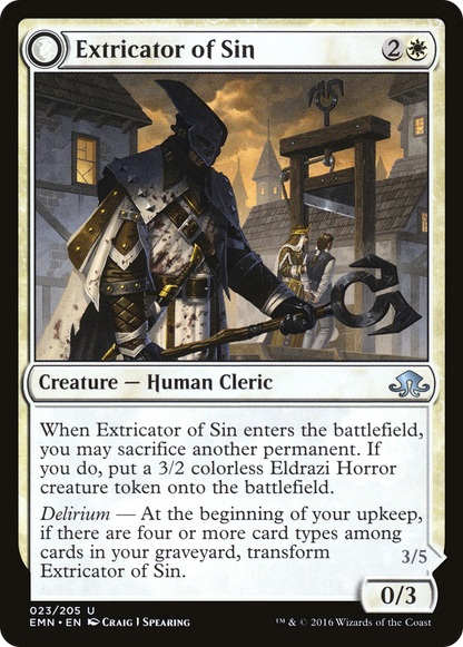 Extricator of Sin (EMN-023) - Eldritch Moon: (mooneldrazidfc) Foil