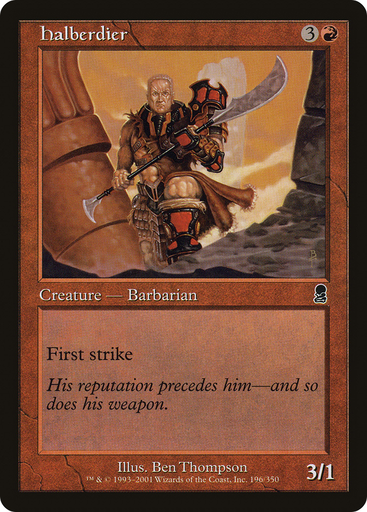 Halberdier (ODY-196) - Odyssey