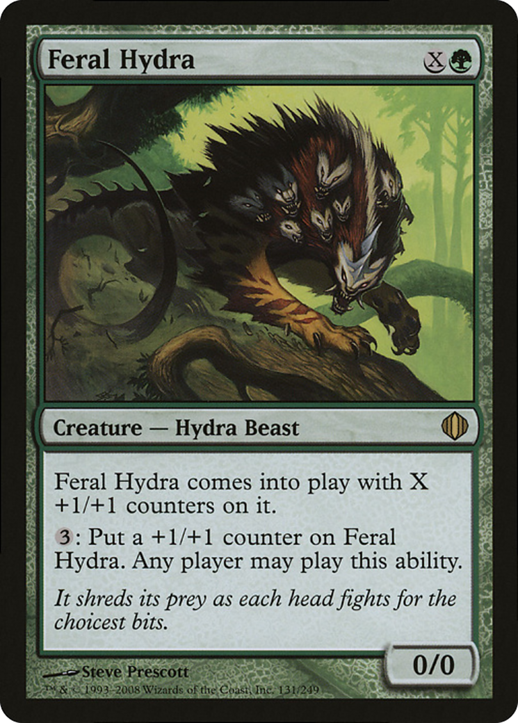 Feral Hydra (Magic Player Rewards 2009) (OVER-131) - Magic Player Rewards 2009