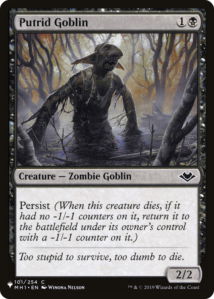 Putrid Goblin (LIST-MH1-101) - The List