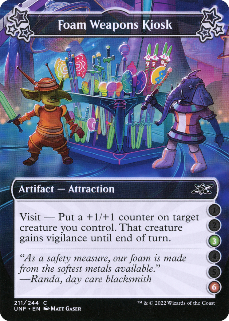 Kiosque d'armes en mousse (UNF-211B) - Unfinity Foil 