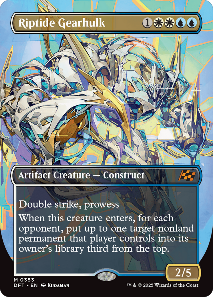 Riptide Gearhulk (sans bordure) (DFT-353) - Feuille Aetherdrift 