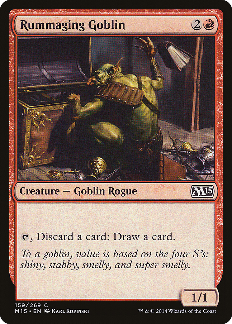 Rummaging Goblin (M15-159) - Magic 2015 Foil