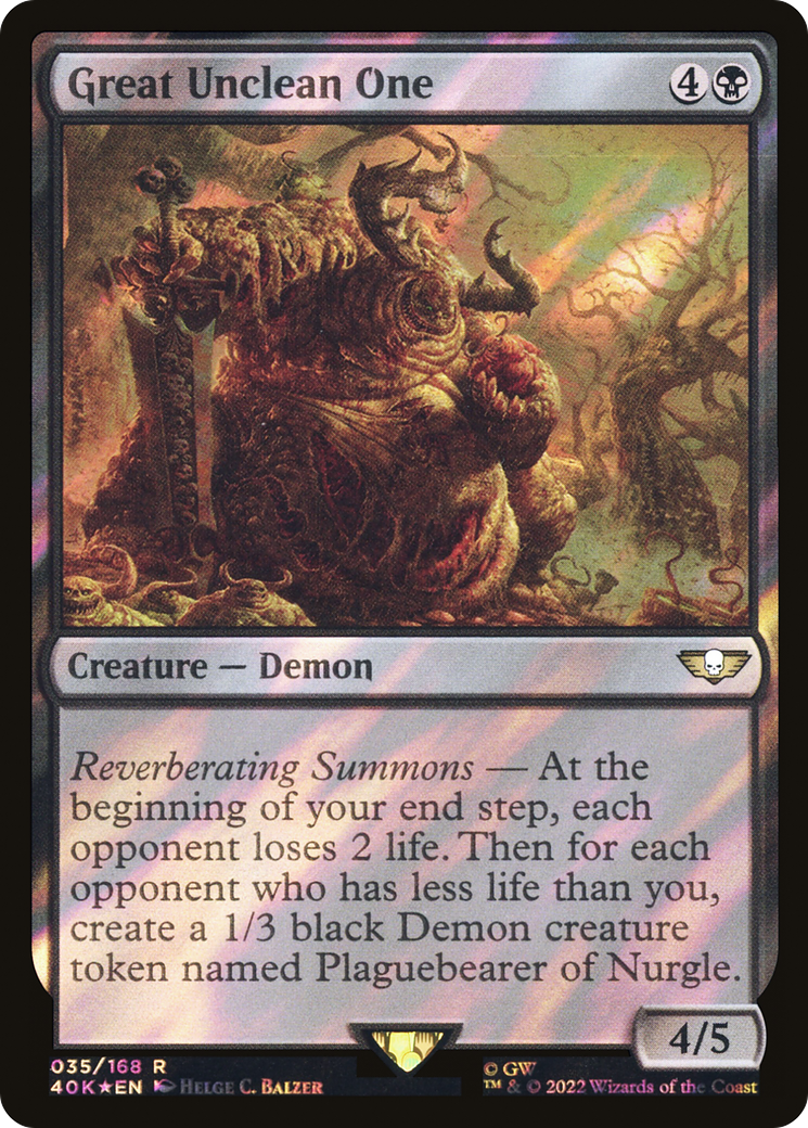 Grand Immonde (40K-35★) - Commander Foil de Warhammer 40,000