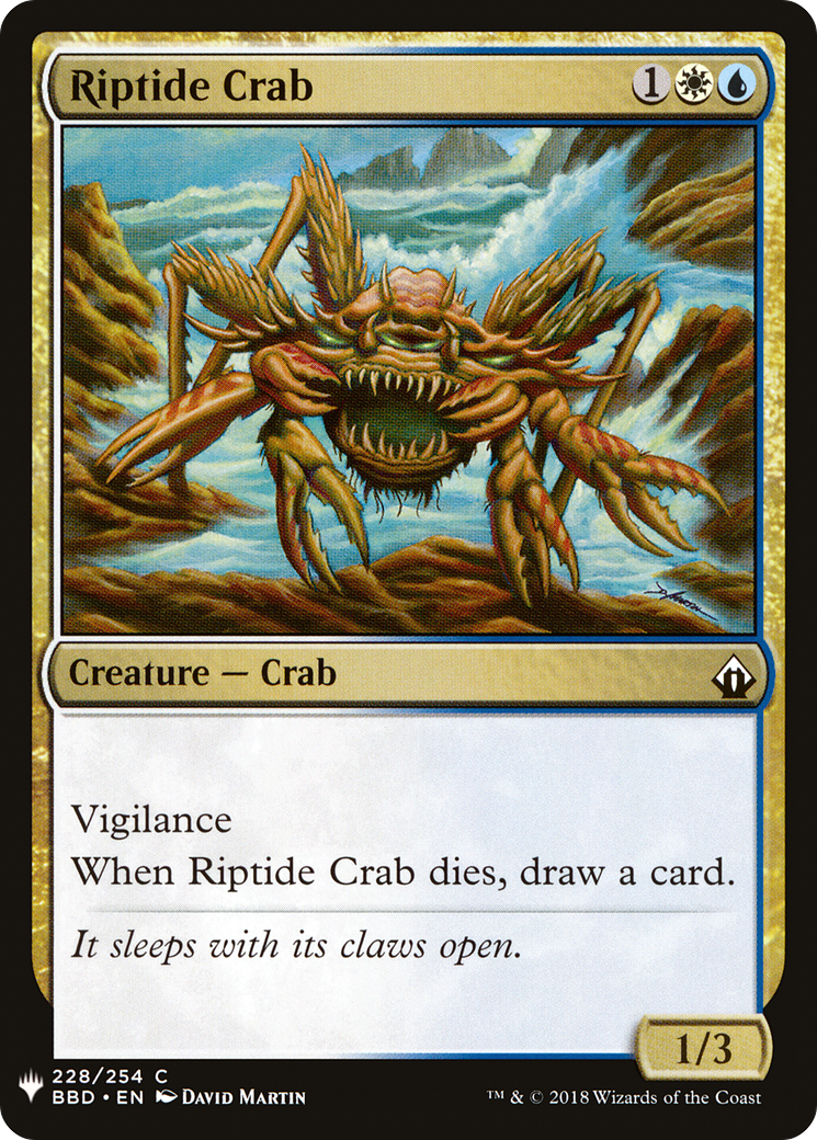 Riptide Crab (LIST-BBD-228) - The List
