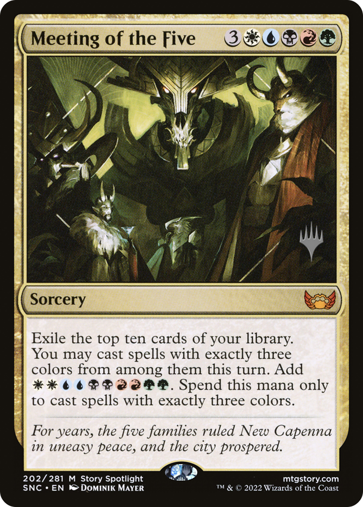 Meeting of the Five (PPSNC-202P) - Streets of New Capenna Promos