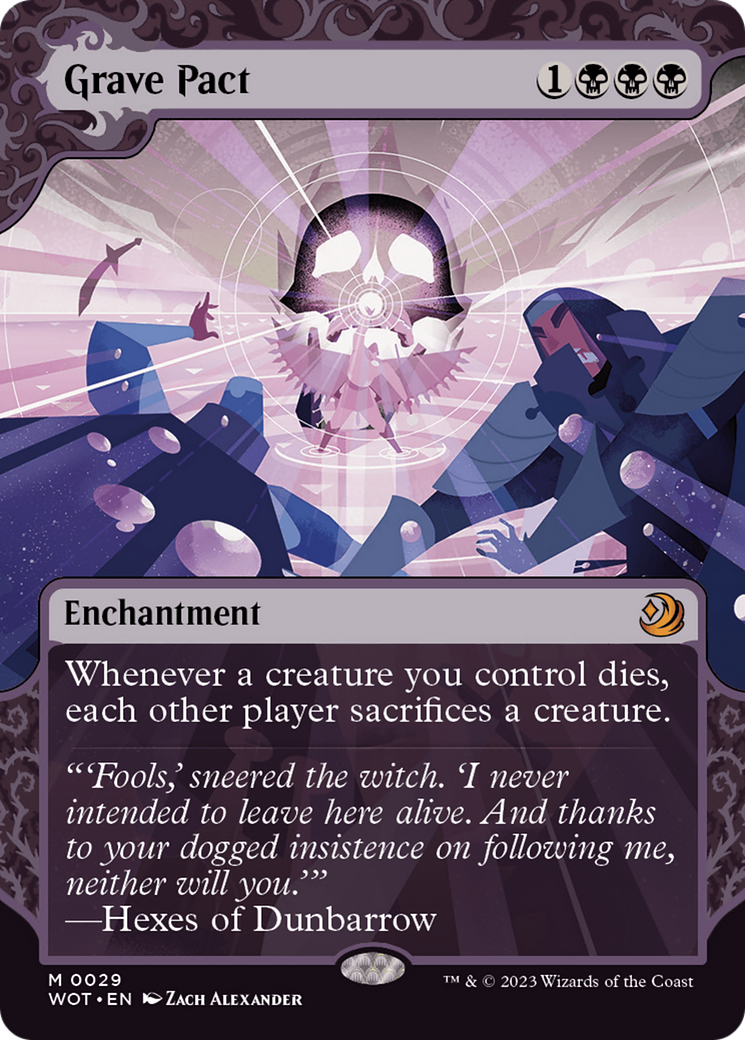 Pacte des tombes (WOT-029) - Wilds of Eldraine : Enchanting Tales : (Vitrine) (Sans bordure) Foil 