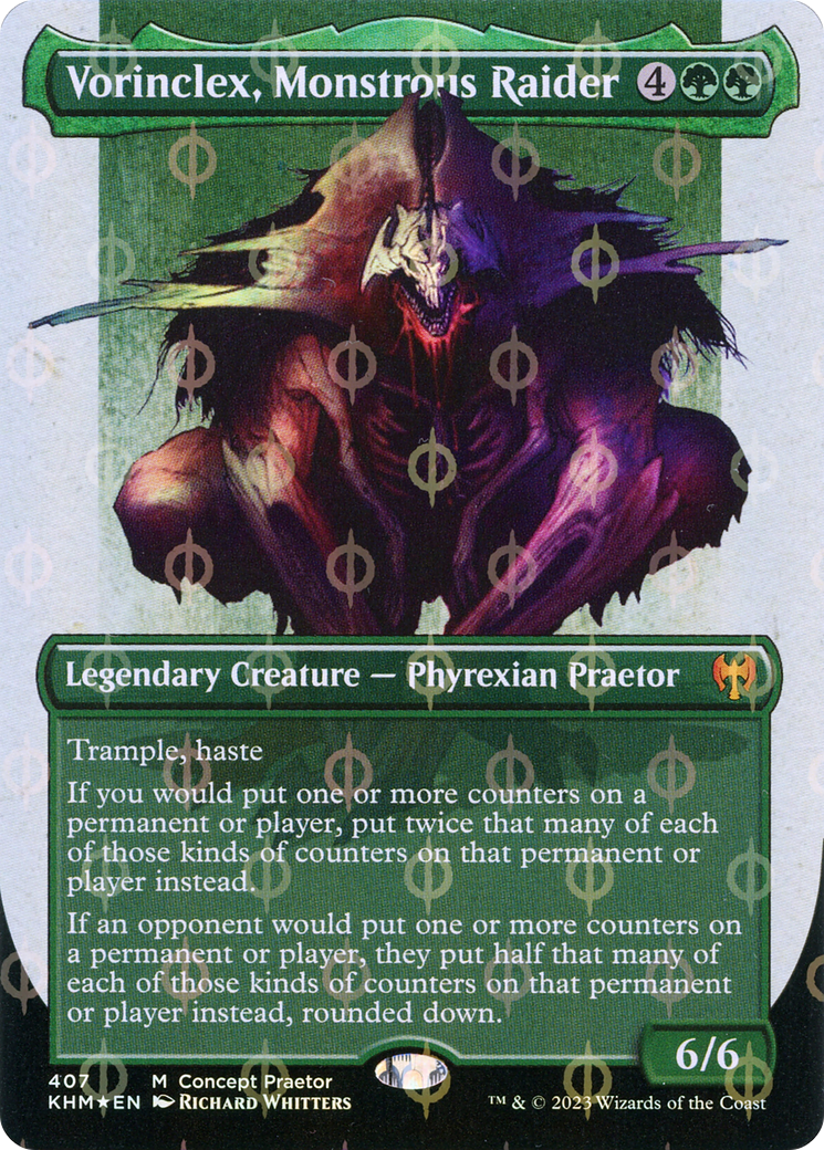 Vorinclex, Monstrous Raider (KHM-407) - Feuille de Kaldheim (sans bordure) 
