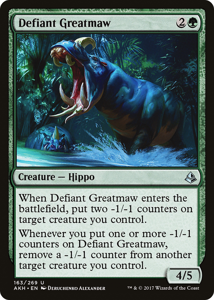 Grande Gueule Defiant (AKH-163) - Feuille d'Amonkhet 
