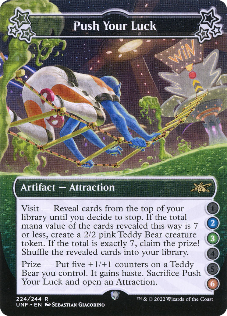 Push Your Luck (2-3-6) (UNF-224) - Unfinity Foil