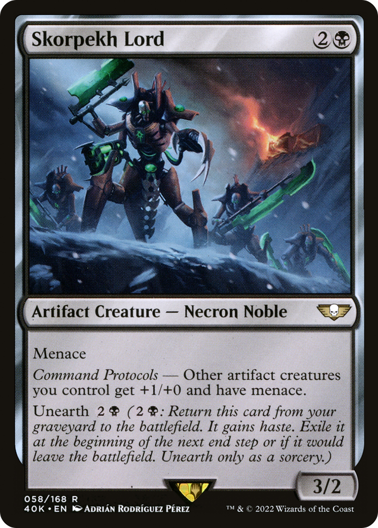 Skorpekh Lord (40K-058) - Warhammer 40,000 Commander