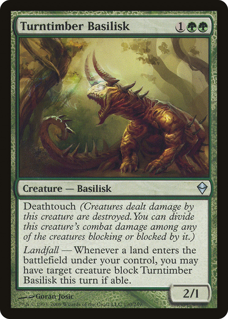 Turntimber Basilisk (ZEN-190) - Zendikar