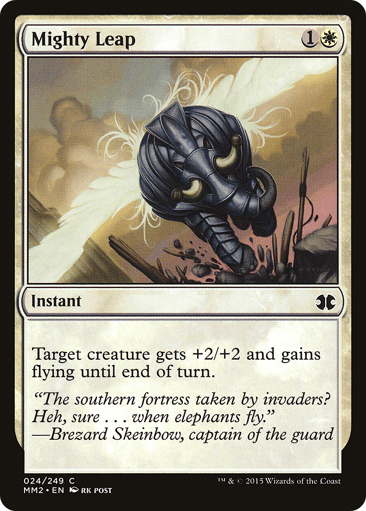 Mighty Leap (MM2-024) - Modern Masters 2015 Foil
