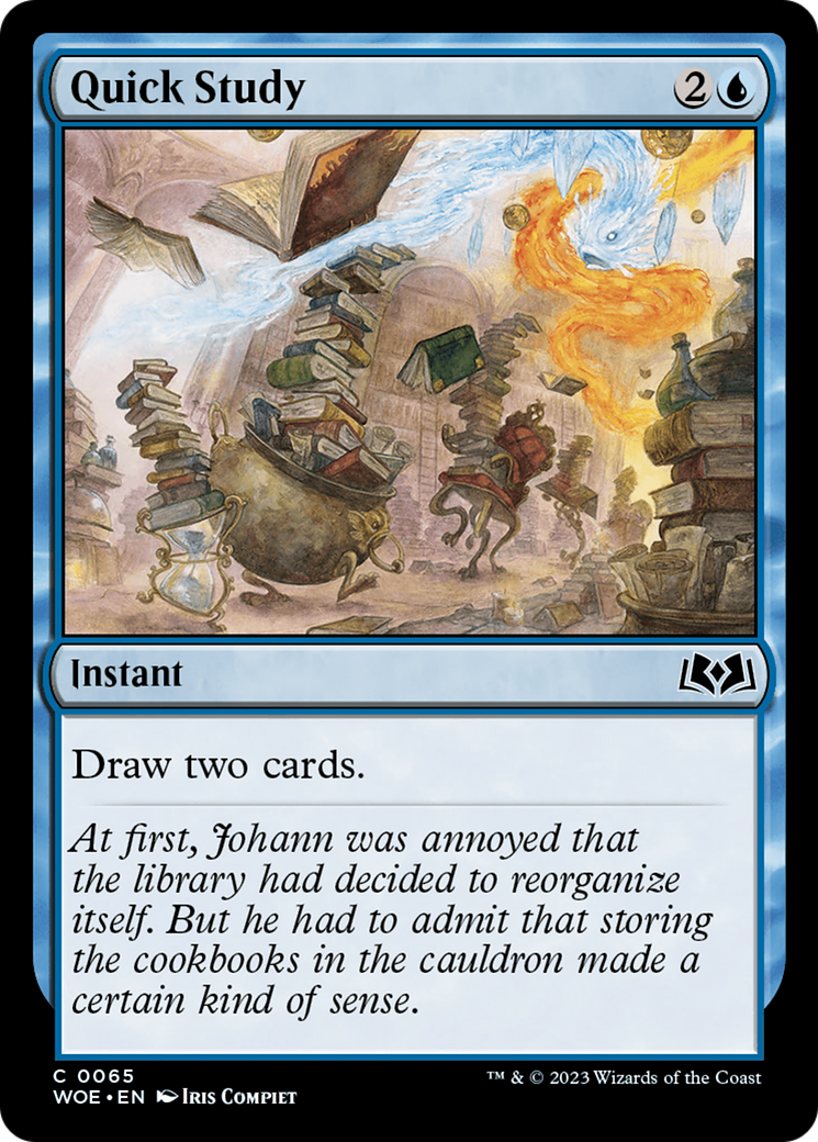 Étude rapide (WOE-065) - Wilds of Eldraine Foil