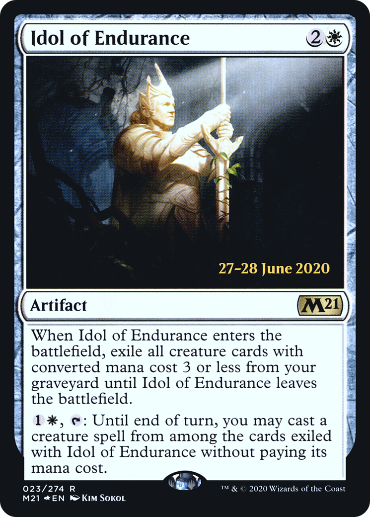 Idol of Endurance (PRE-23S) - Core Set 2021 Promos Foil