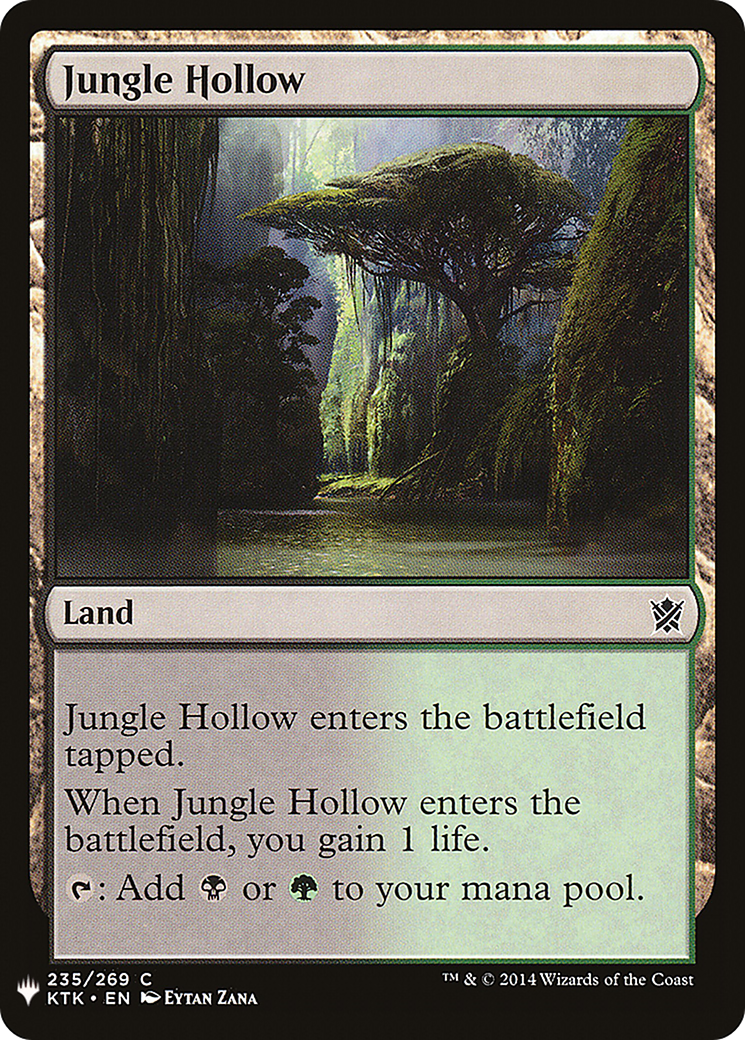 Jungle Hollow (LIST-KTK-235) - The List