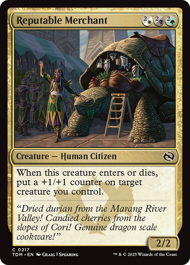 Marchand réputé (TDM-217) - Tarkir : Tempête de dragons 