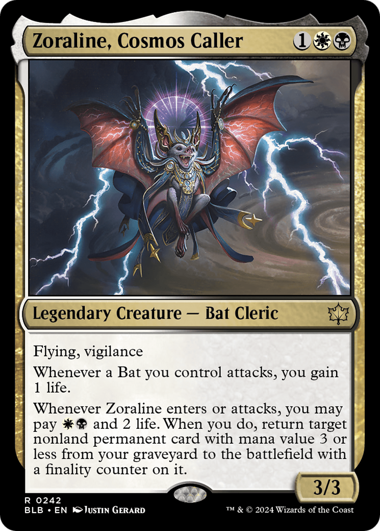 Zoraline, Cosmos Caller (BLB-242) - Bloomburrow Foil 