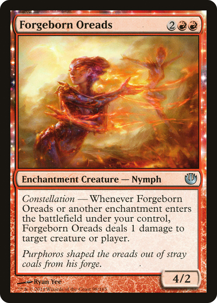 Forgeborn Oreads (JOU-098) - Voyage dans Nyx : (enchantement) Foil 