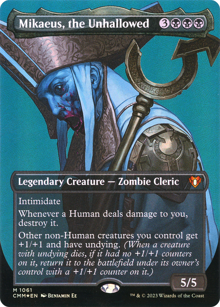 Mikaeus, le Profane (CMM-1061) - Commander Masters (sans bordure) Foil 