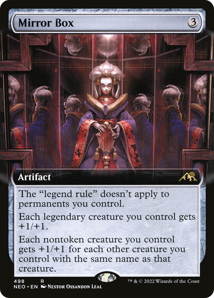 Boîte à miroirs (NEO-498) - Kamigawa : Neon Dynasty : (Extended Art) Foil