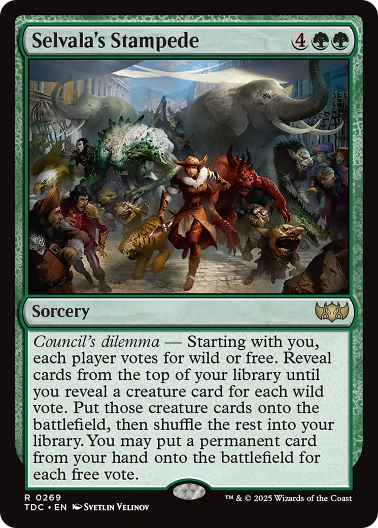 La ruée de Selvala (TDC-269) - Commandant : Tarkir : Tempête de dragons 