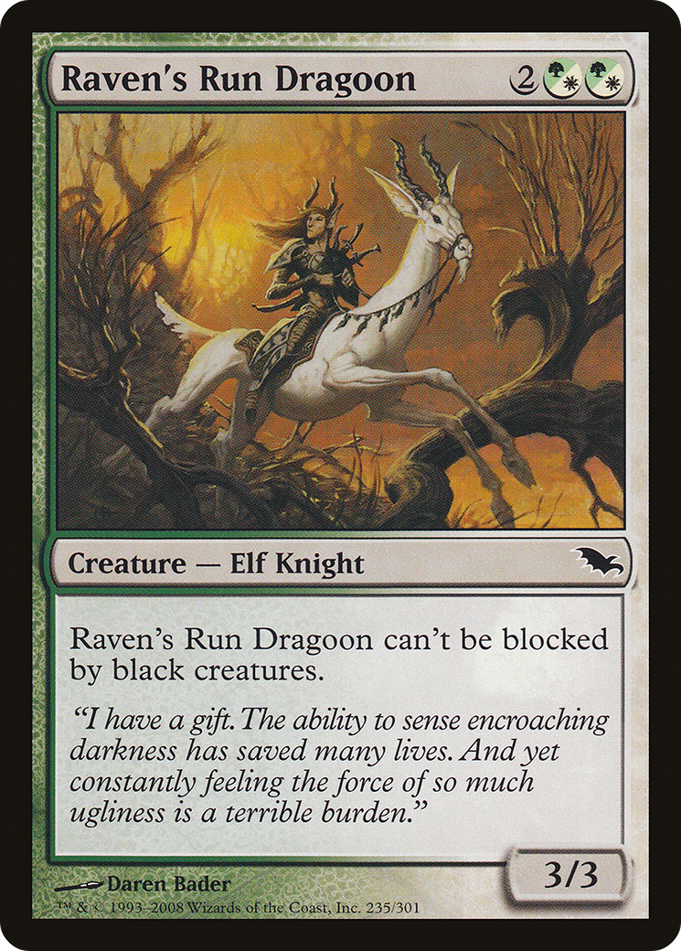 Dragon de la Course du Corbeau (SHM-235) - Feuille de Shadowmoor 