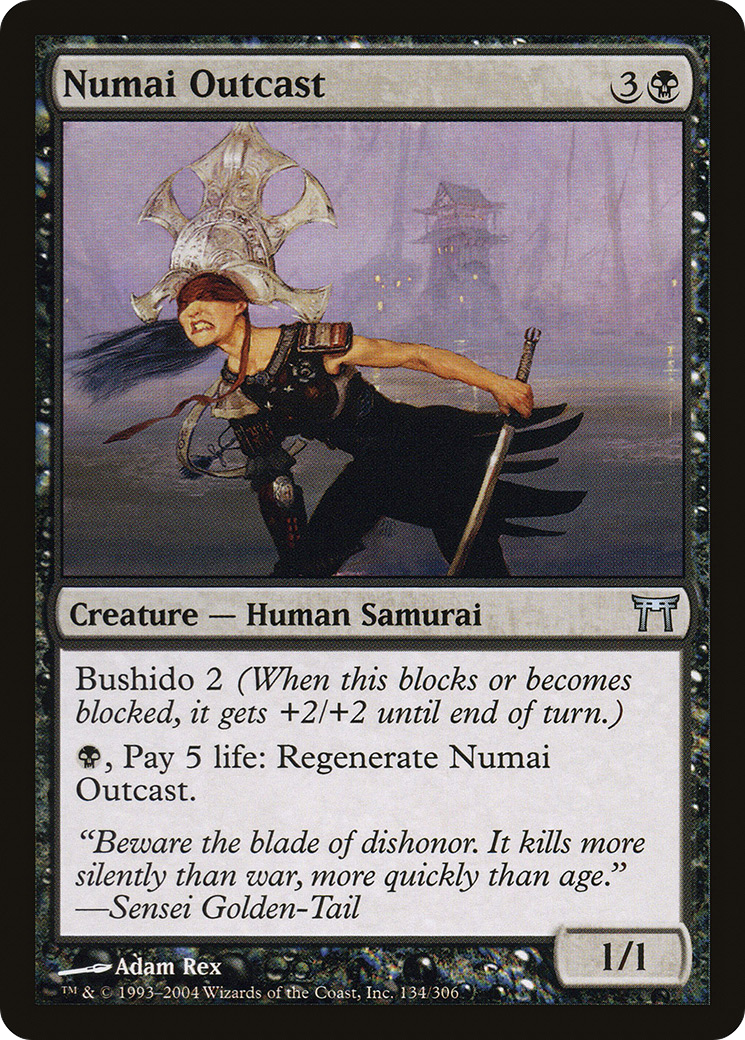 Numai Outcast (CHK-134) - Champions de Kamigawa Foil 