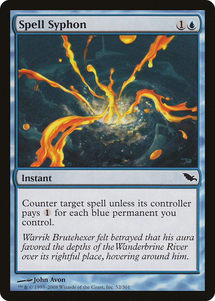 Siphon de sorts (SHM-052) - Shadowmoor Foil 