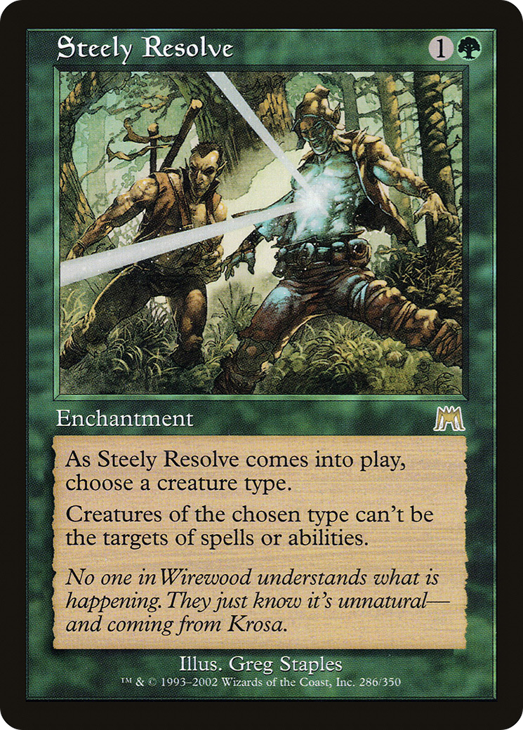 Résolution d'acier (ONS-286) - Onslaught Foil 