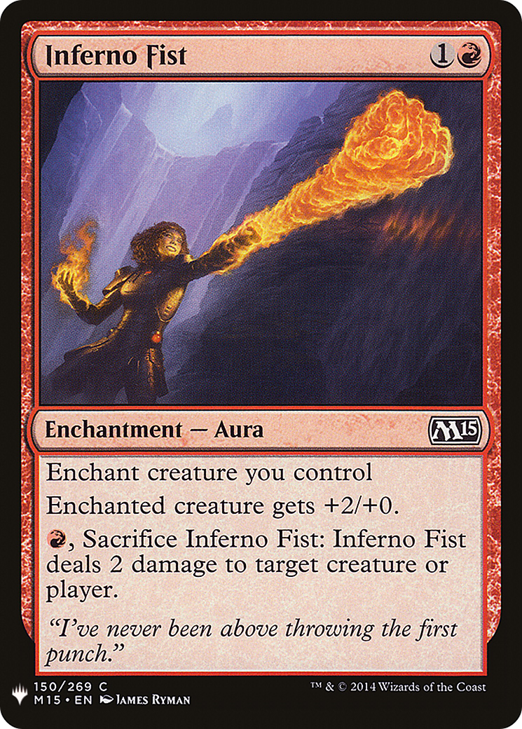 Inferno Fist (LIST-M15-150) - The List