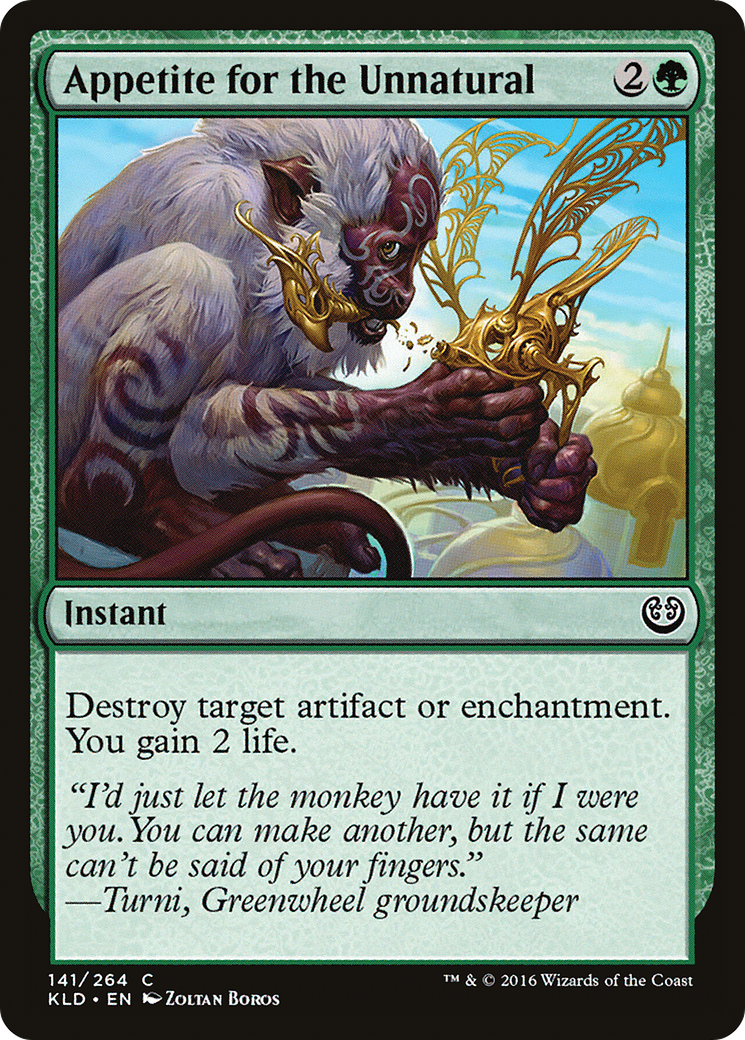 Appétit pour l'anormal (KLD-141) - Kaladesh Foil 