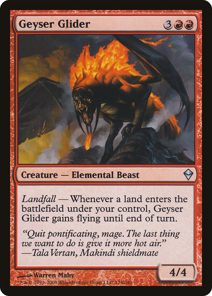 Planeur Geyser (ZEN-124) - Zendikar 