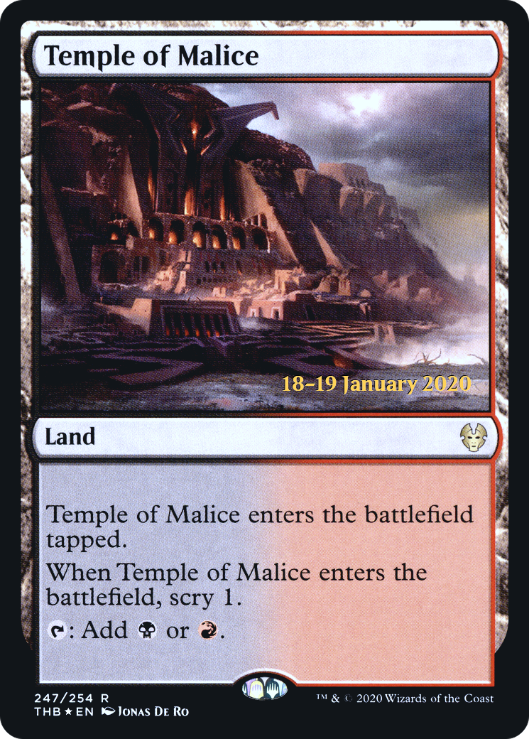 Temple of Malice (PRE-247S) - Theros Beyond Death Promos Foil