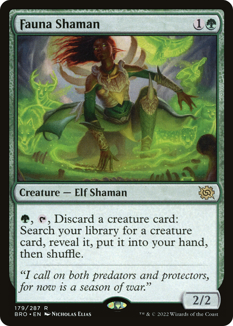 Fauna Shaman (BRO-179) - The Brothers' War Foil