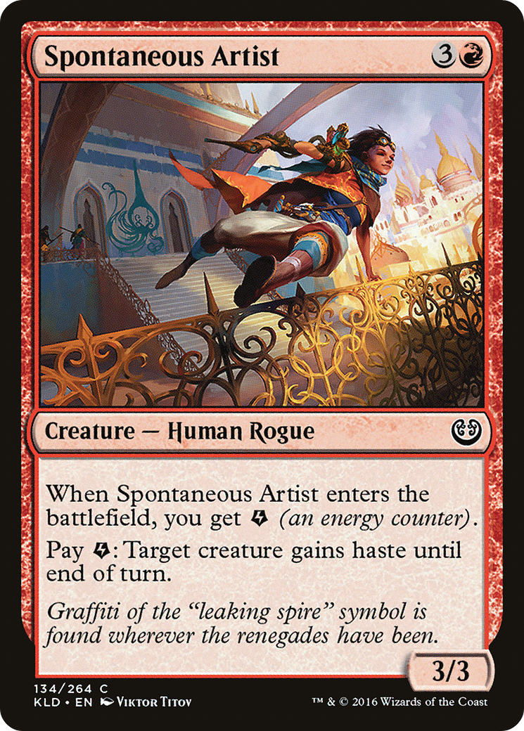 Artiste spontané (KLD-134) - Kaladesh Foil 