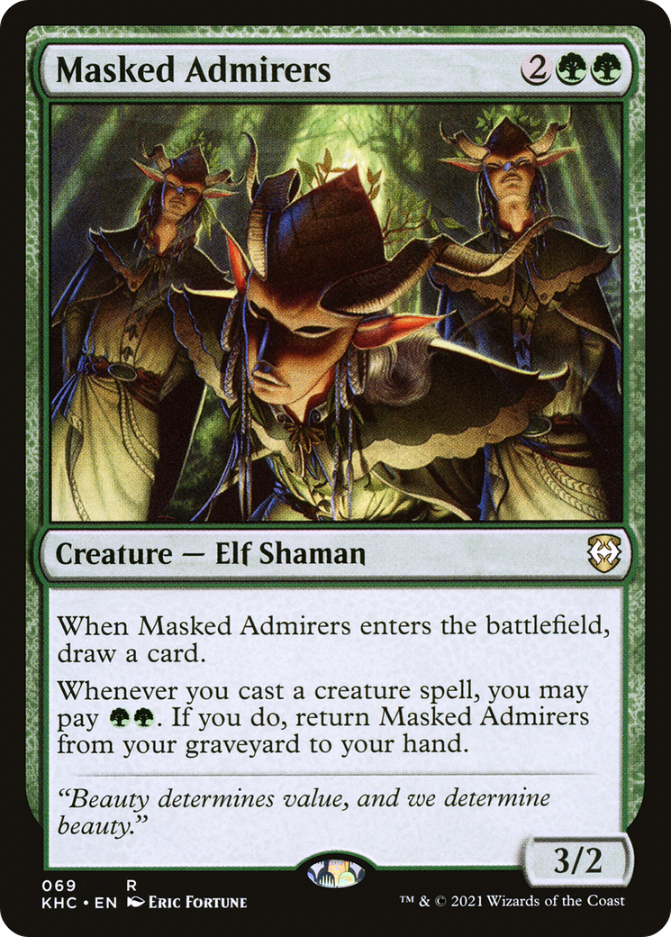 Admirateurs masqués (KHC-069) - Commandant de Kaldheim 