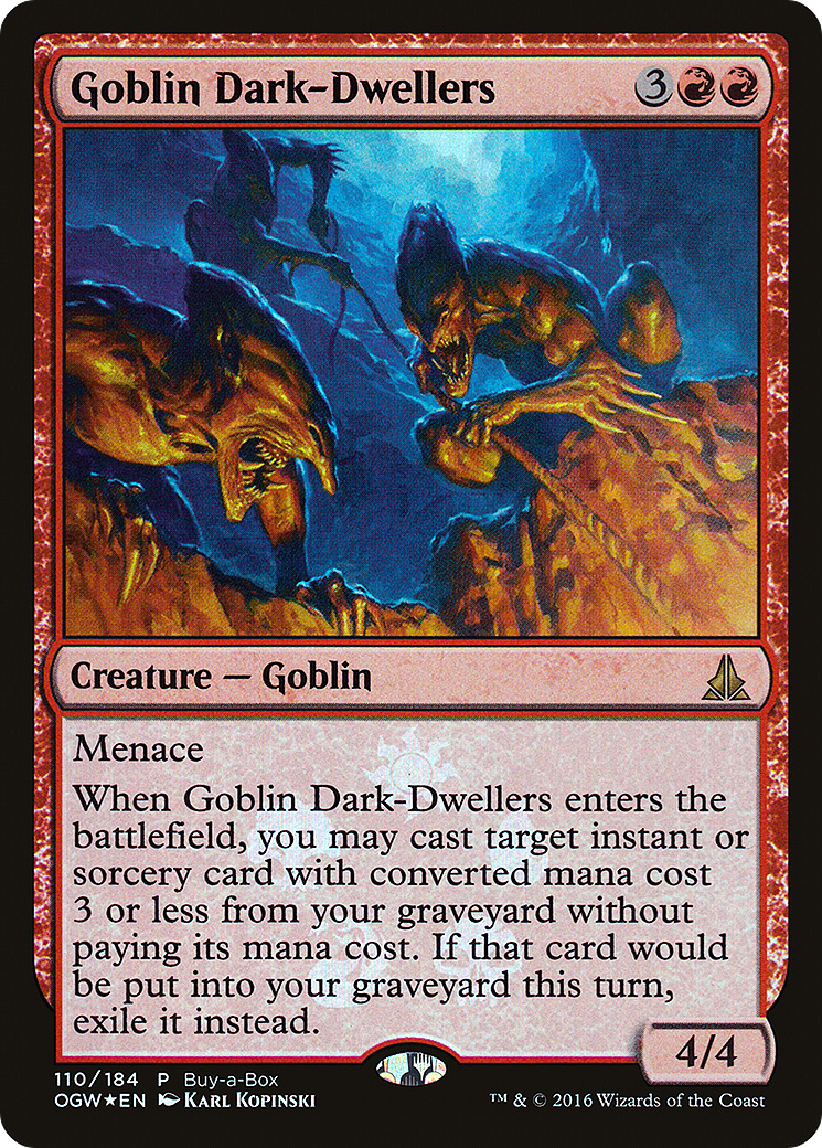 Goblin Dark-Dwellers (BABP-110) - Oath of the Gatewatch Promos Foil