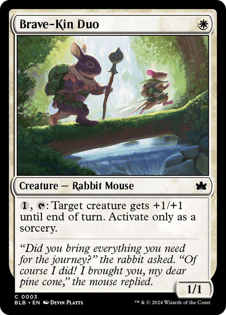 Duo Brave-Kin (BLB-003) - Bloomburrow 