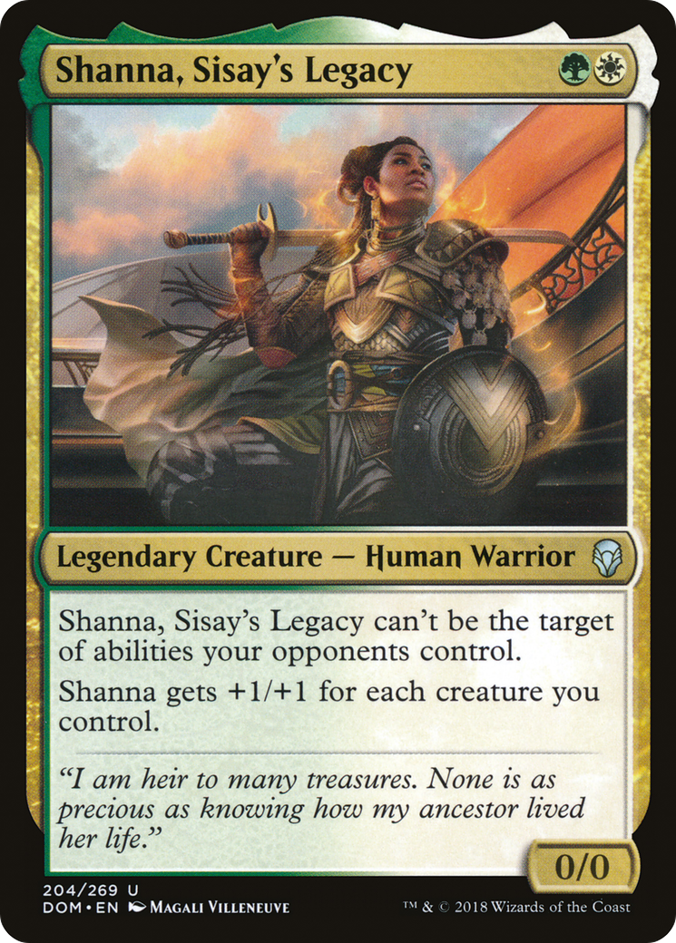 Shanna, l'héritage de Sisay (DOM-204) - Dominaria Foil 