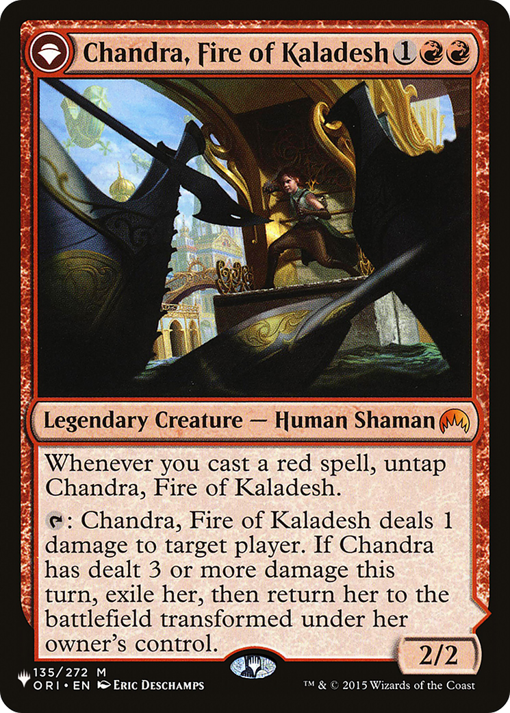 Chandra, Fire of Kaladesh (LIST-ORI-135) - The List: (originpwdfc)