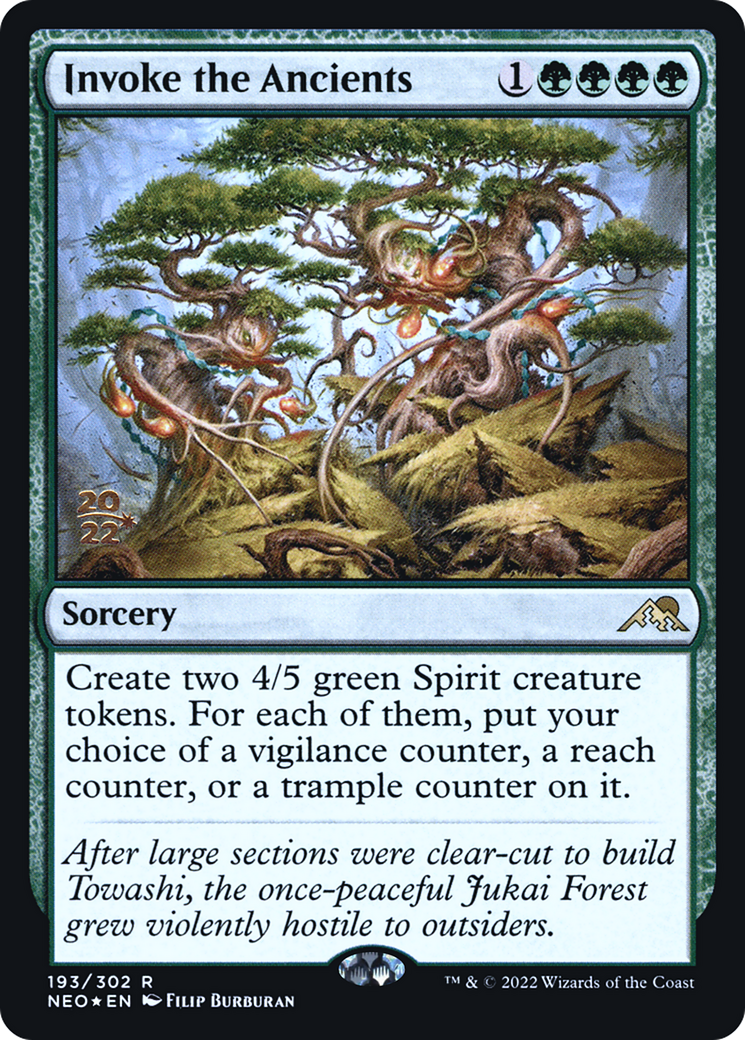 Invoquer les Anciens (PNEO-193S) - Kamigawa : Neon Dynasty Promos Foil