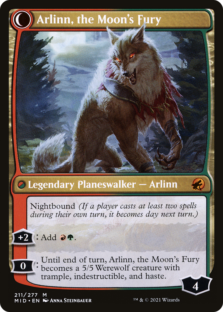 Arlinn, the Pack's Hope (LIST-MID-211) - The List: (Double Faced Transform)