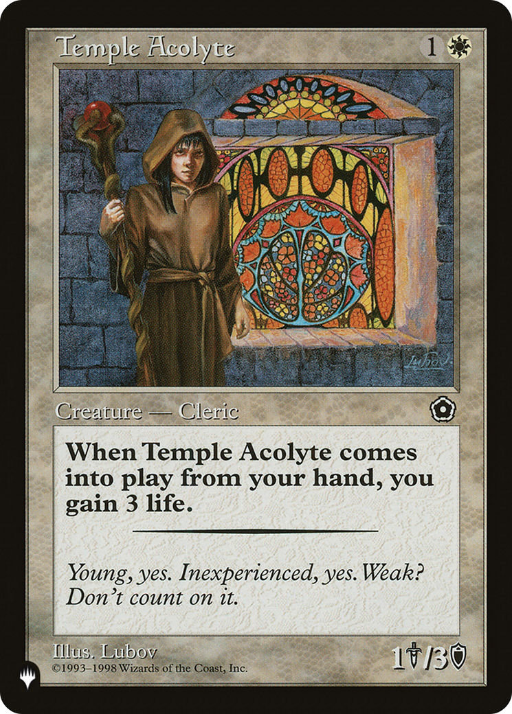 Temple Acolyte (LIST-P02-23) - The List