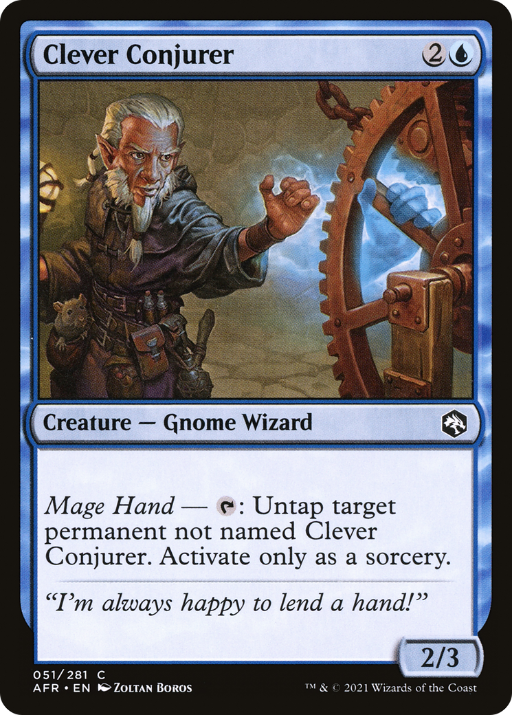 Clever Conjurer (AFR-051) - Aventures dans les Royaumes Oubliés (Foil) 