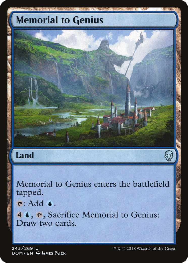 Mémorial au génie (DOM-243) - Dominaria Foil