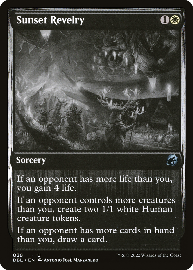 Soirée au coucher du soleil (DBL-038) - Innistrad : Double programme