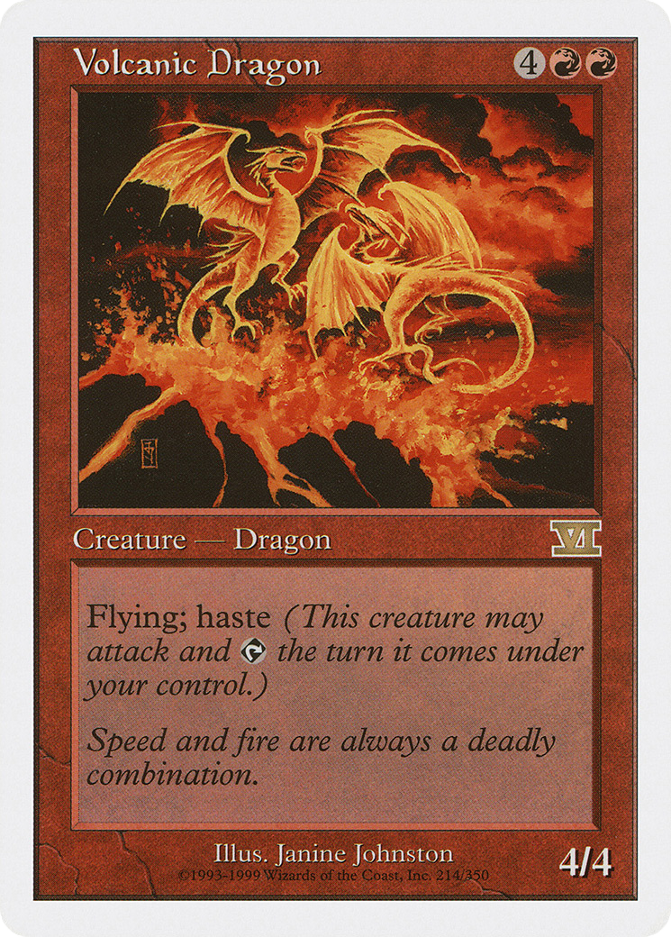 Volcanic Dragon (6ED-214) - Classic Sixth Edition