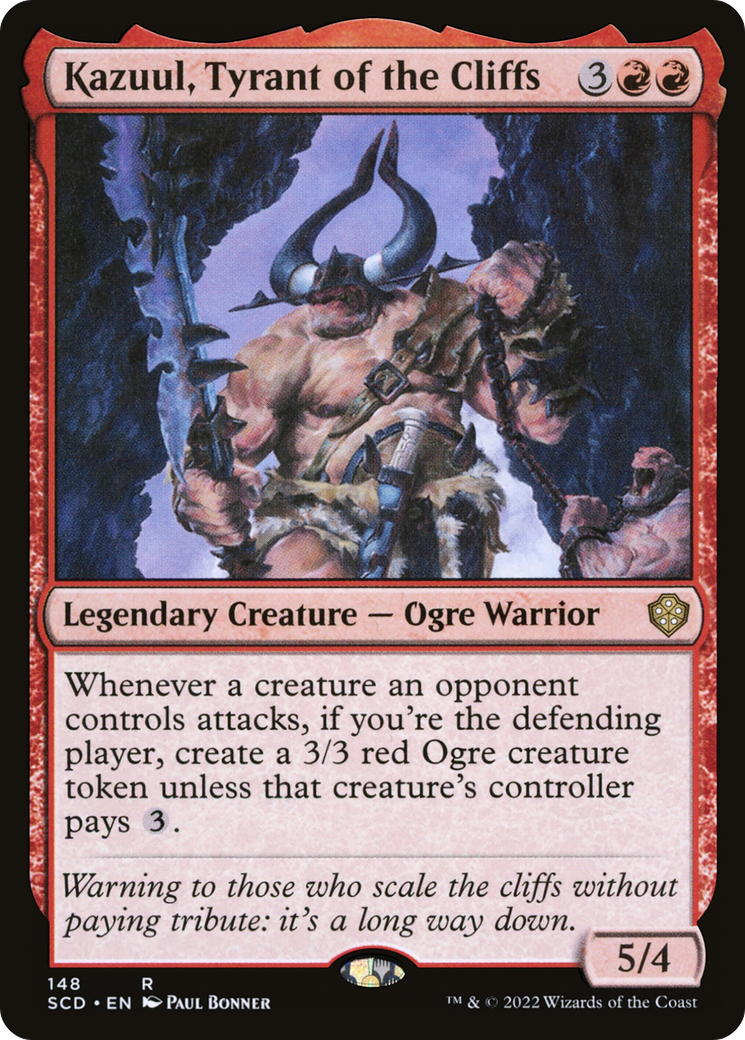 Kazuul, Tyrant of the Cliffs (SCD-148) - Starter Commander Decks