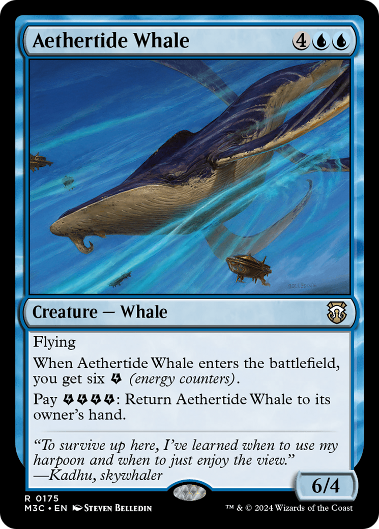 Baleine d'Aethertide (M3C-175) - Commandant de Modern Horizons 3 